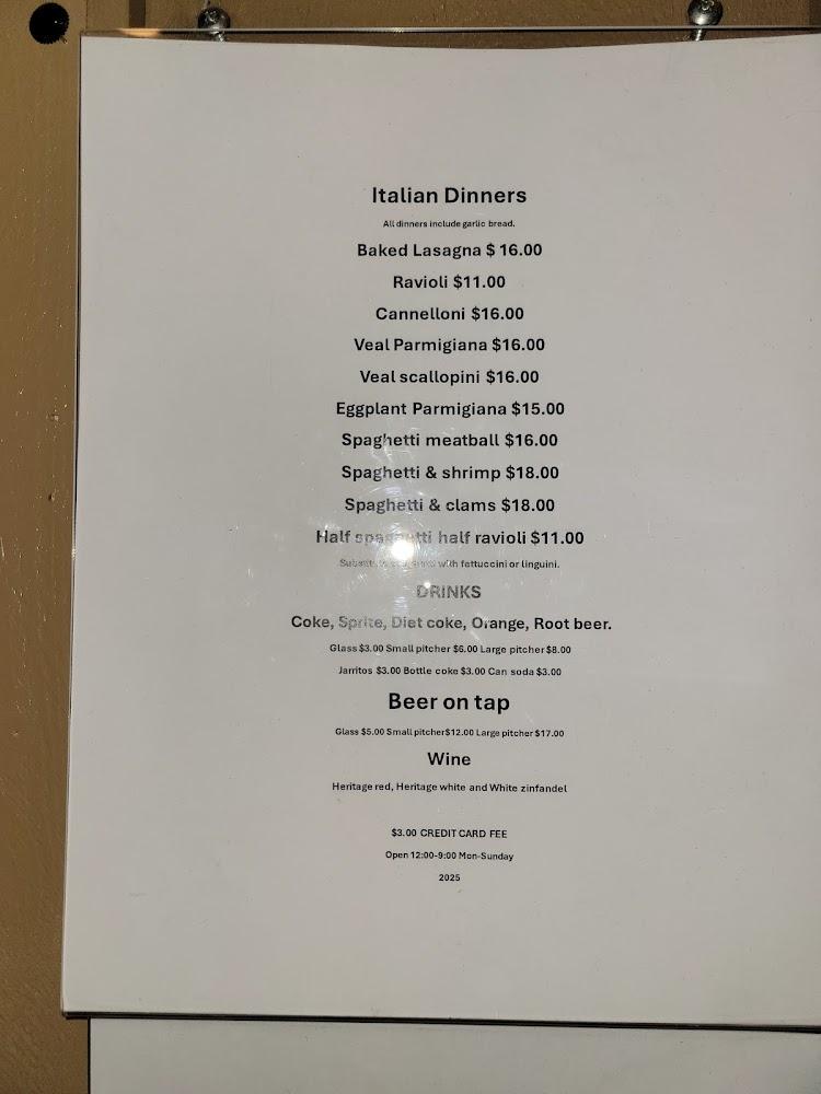 Angies Pizza Italian Restaurant Menu image 2